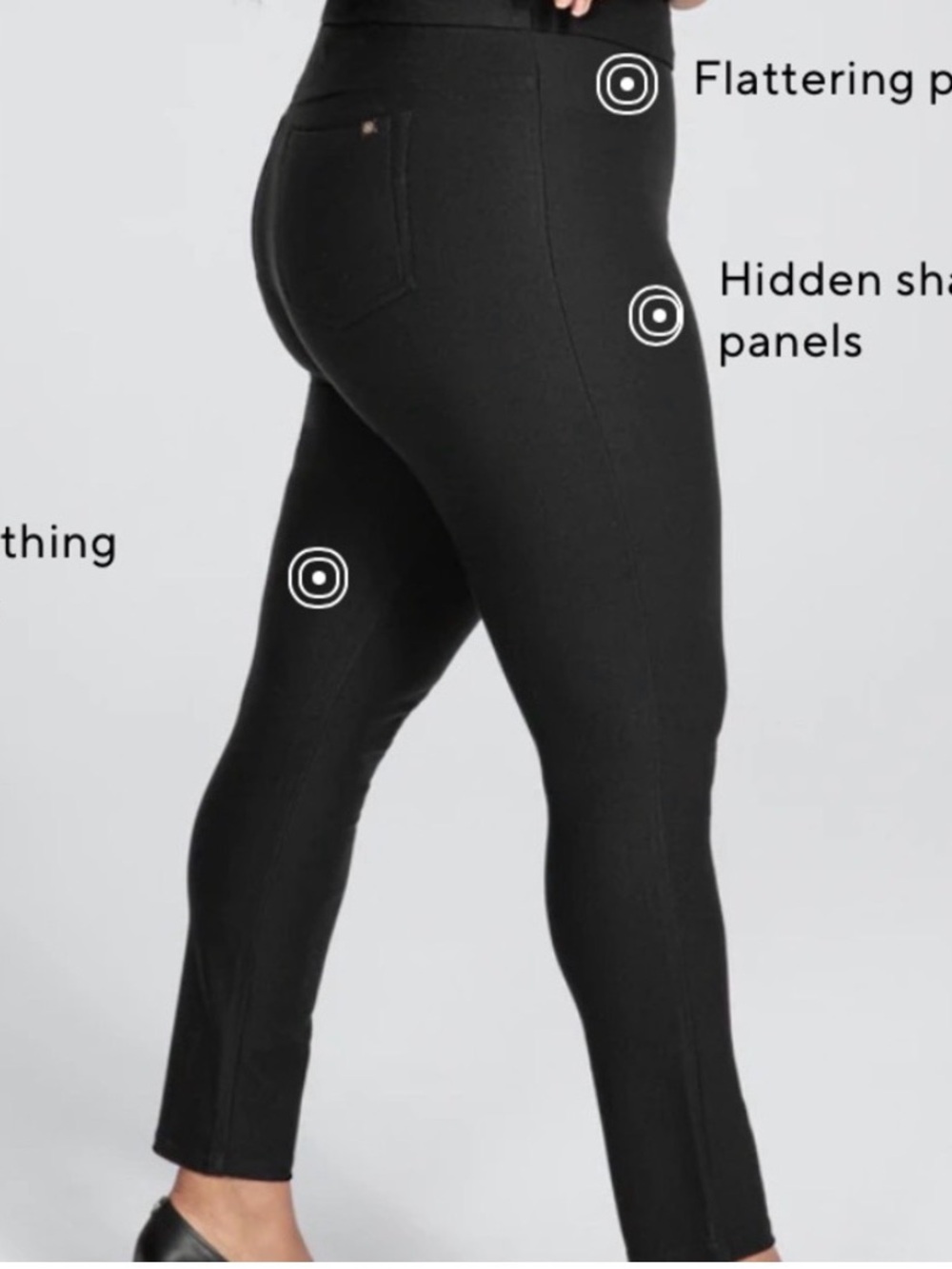 HoneyLove Shape Wear Ever Ready Work Pants Size Large Black New W/Tags